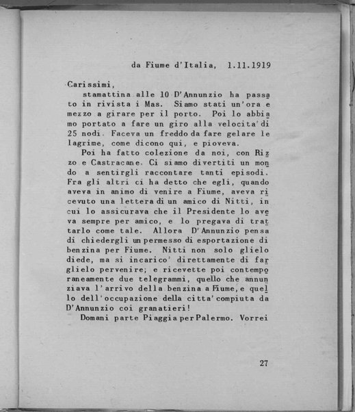 Lettere di un legionario fiumano